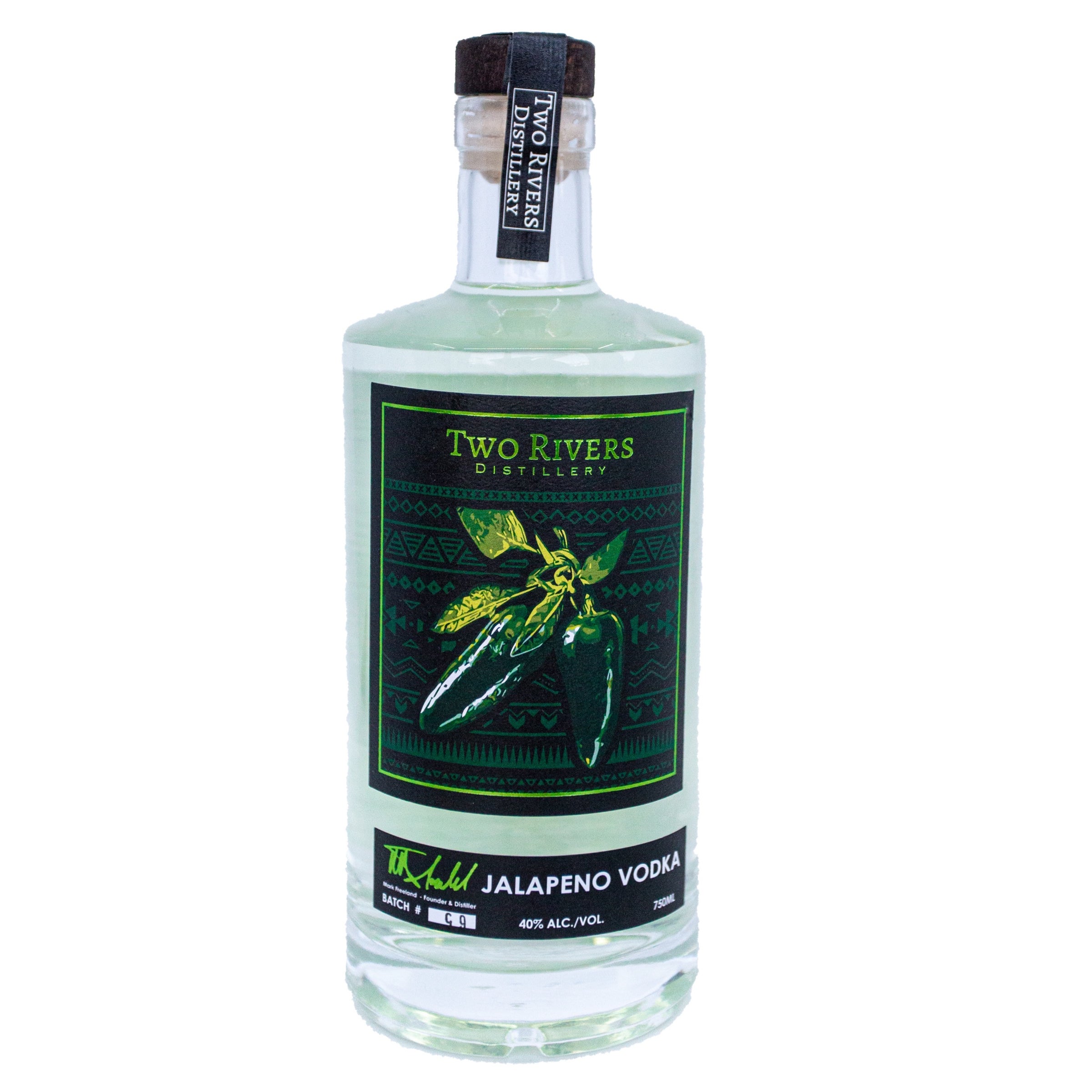 スピリッツオブエクアドル　750ml 未開封 Jalapeno Vodka | Two Rivers Distillery